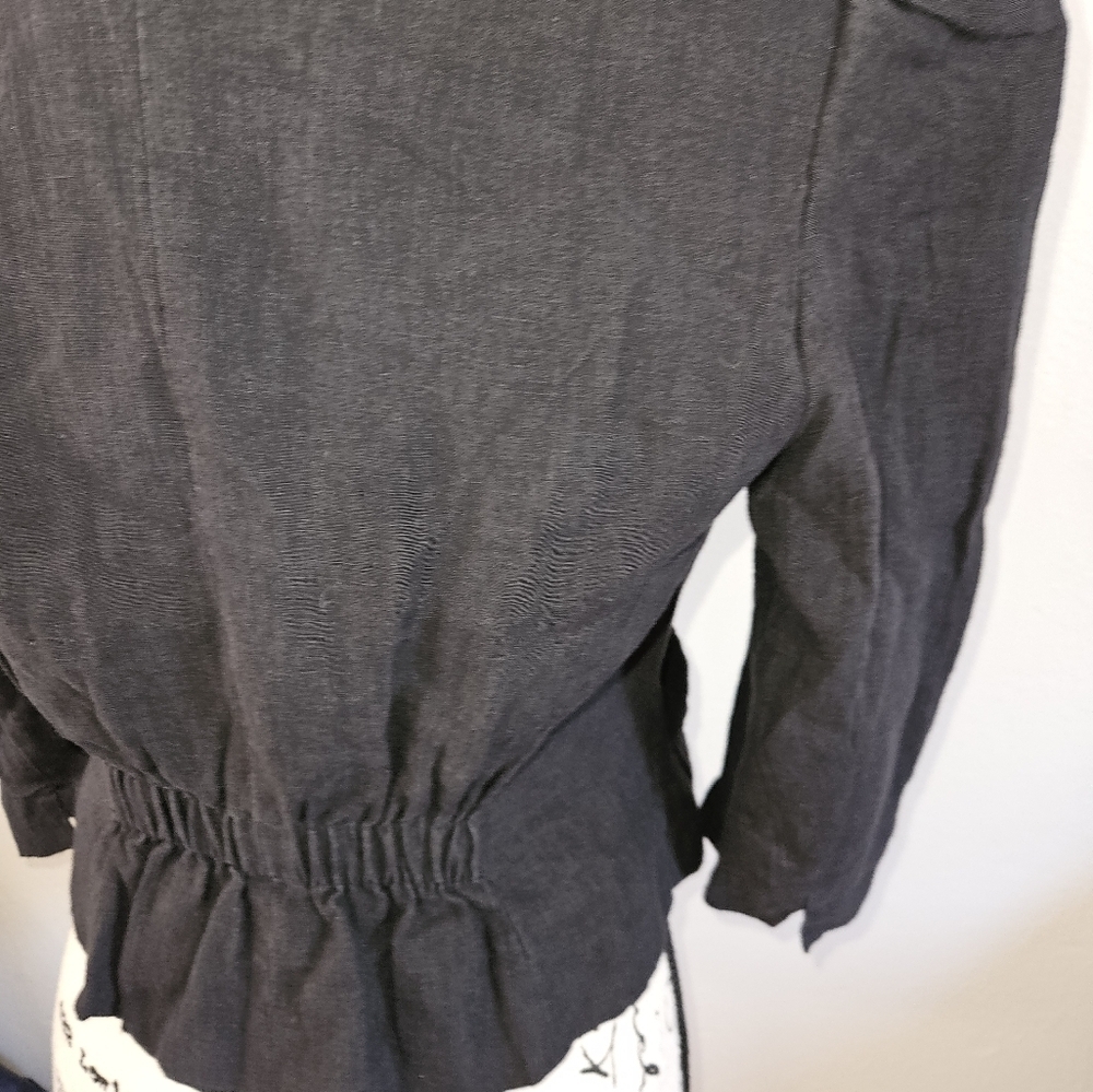 Anthropologie Hope For Flowers By Tracy Reese Womans Black Cardigan Jacket Sz S - Picture 7 of 10